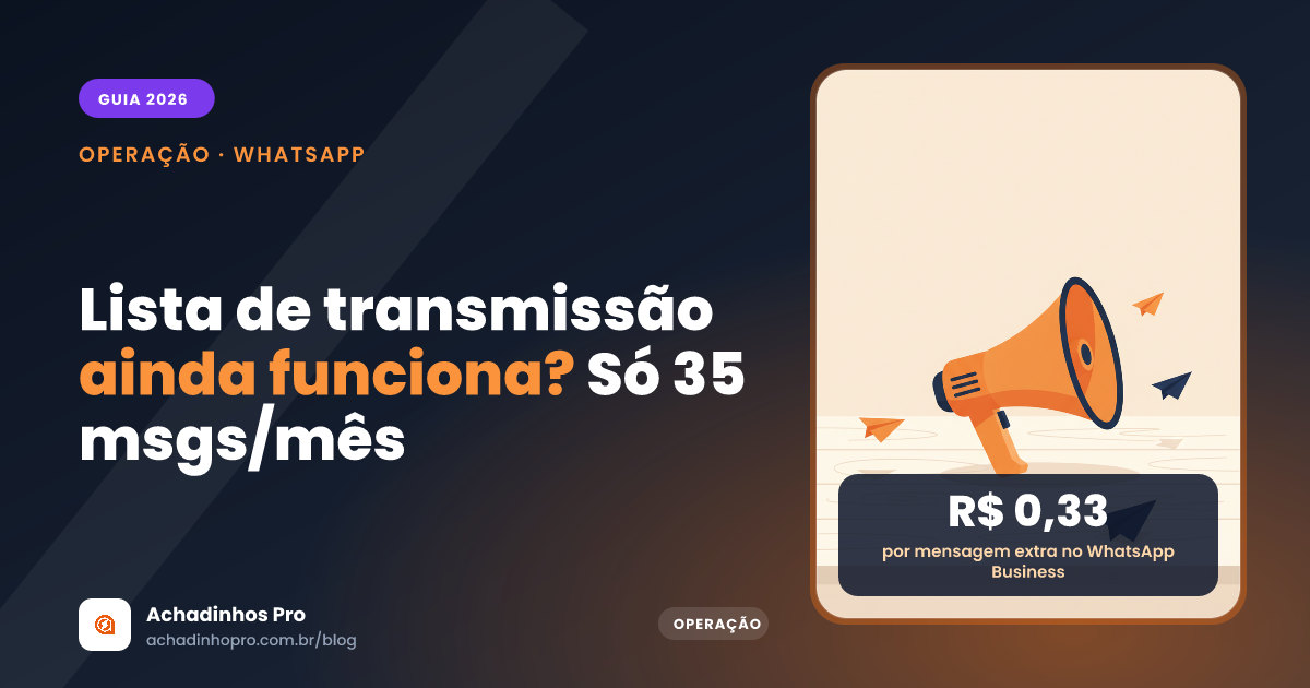 Capa do post: lista de transmissão do WhatsApp ainda funciona? Limite de contatos, teto mensal e tarifa